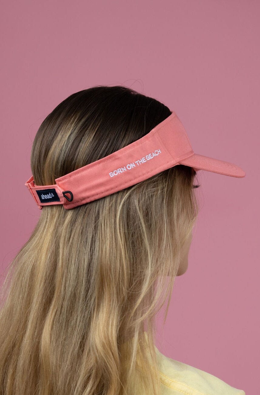 Sunset  Patch Visor - Coral