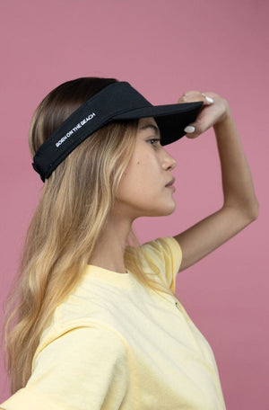 Rectangular Patch Visor - Black