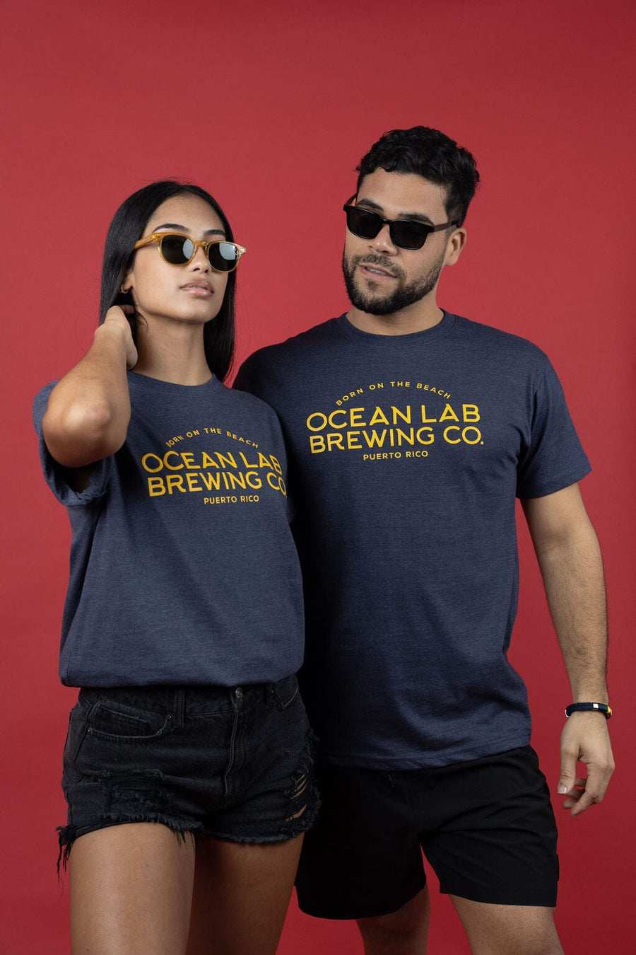 Ocean Lab Organic T-Shirt - Navy Heather