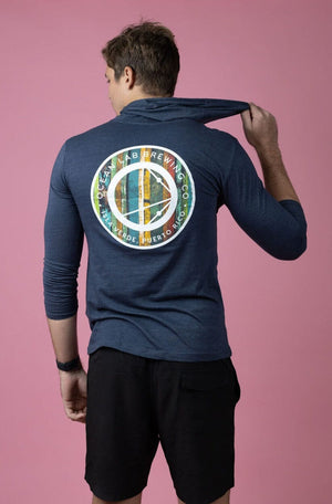 Surfboard Hoodie - Navy Heather