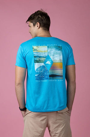 Ride The Wave SS T-Shirt - Heather Turquoise