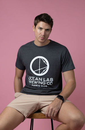 Ocean Lab Classic Logo T-Shirt - Charcoal