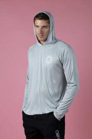 Hooded Rashguard - Cool Grey