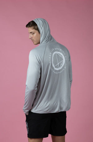 Hooded Rashguard - Cool Grey