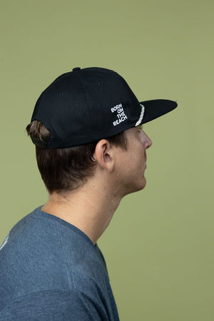 Nautical Cord Cap - Black