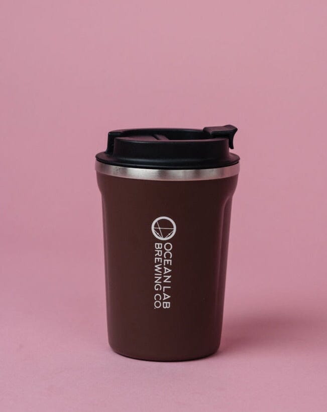 Compact Coffee Tumbler - Brown