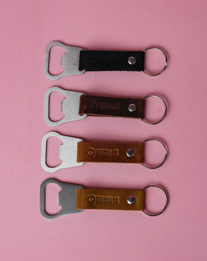 Leather Keychain Opener