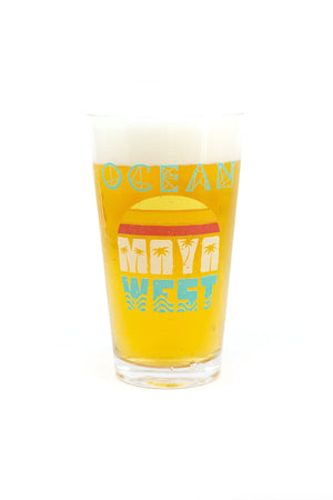 MayaWest Pint Glass