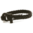 Load image into Gallery viewer, Shackle Braid Leather Ocean Lab Bracelet
