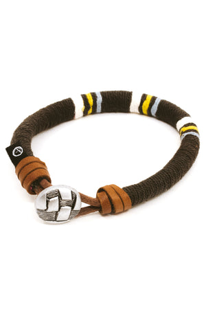 Hemp Button Ocean Lab Bracelet