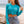 Load image into Gallery viewer, Long Sleeve V-Neck Fitted Rashguard - Aruba Blue
