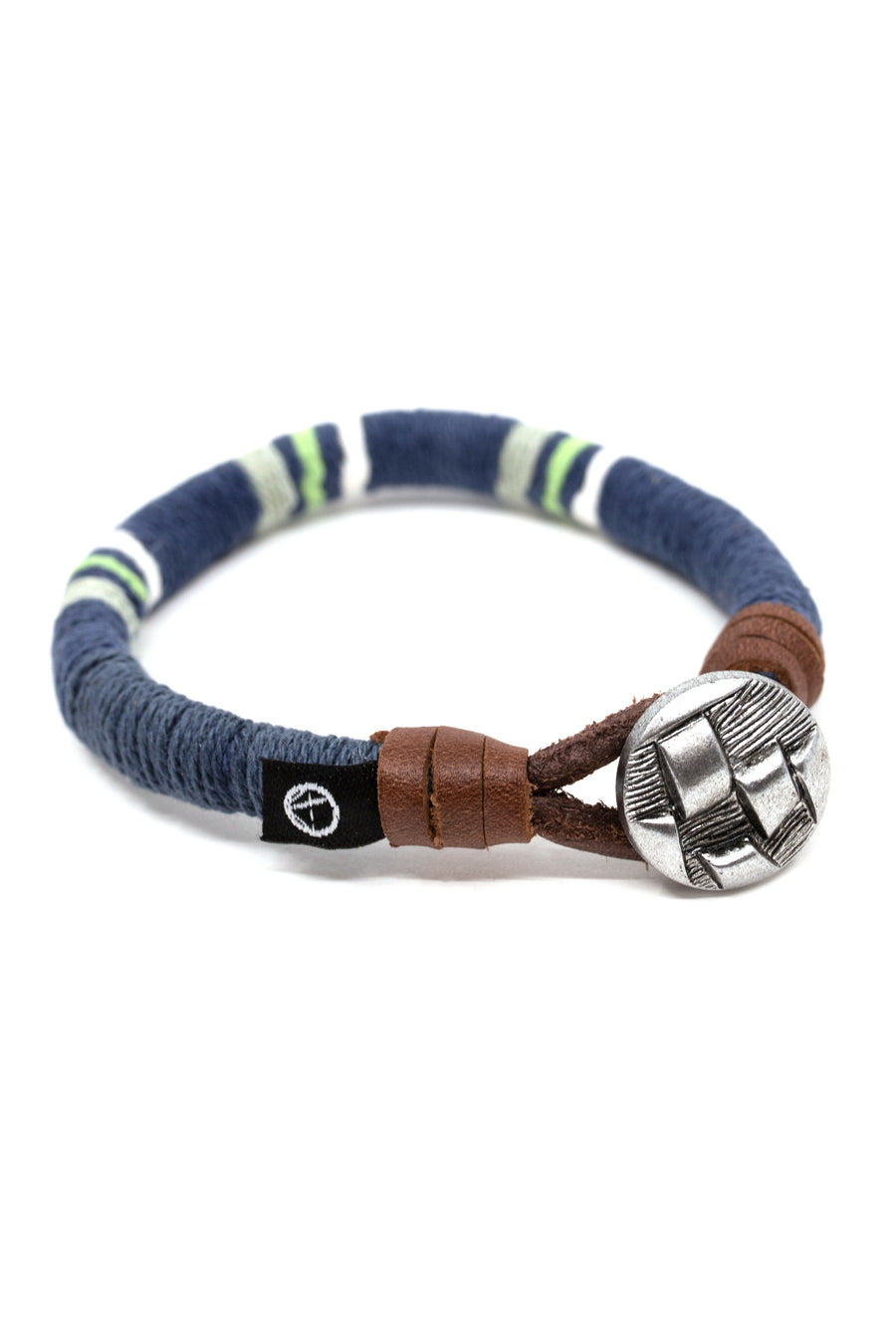 Hemp Button Ocean Lab Bracelet