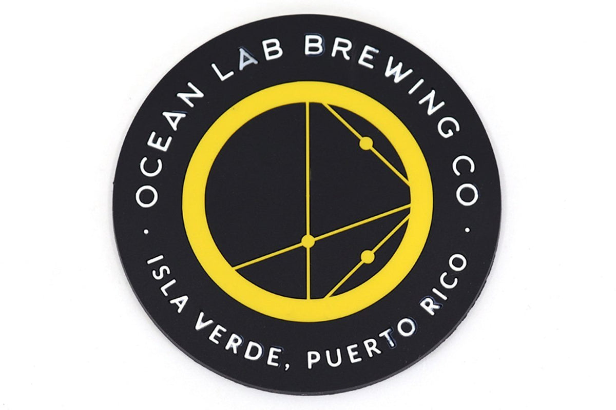 Ocean Lab Corp Logo Coaster – Ocean Lab Brewing Co.