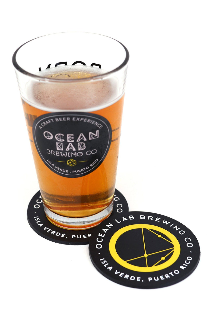 Ocean Lab Corp Logo Coaster – Ocean Lab Brewing Co.