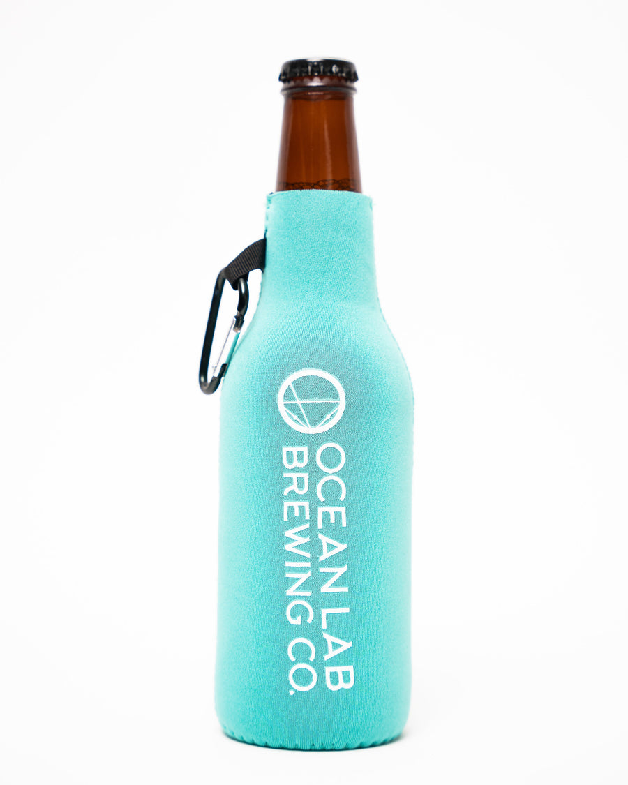 Ocean Lab Logo Bottle Insulator - Aqua