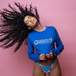 Load image into Gallery viewer, Long Sleeve Fitted Rash Guard Blue
