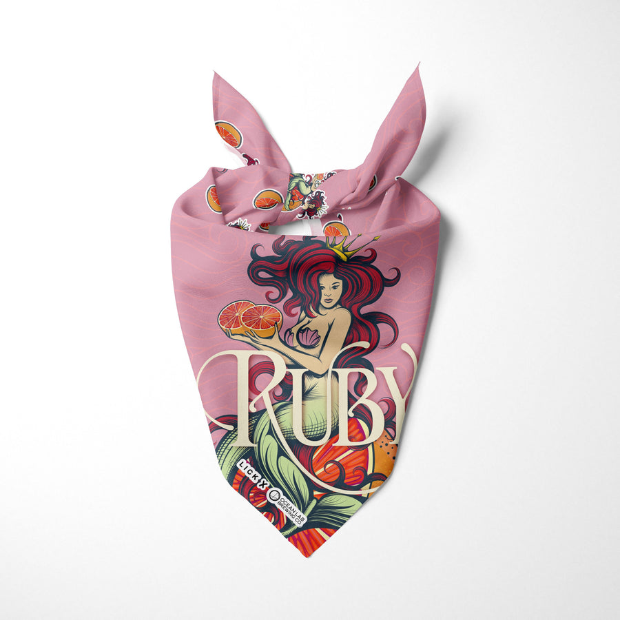 RUBY | Premium Dog Bandana (2-IN-1)