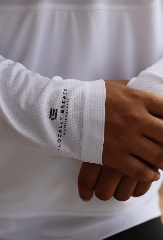 Athletic Zip Pullover - White