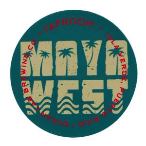 MayaWest Taproom Collection Coaster