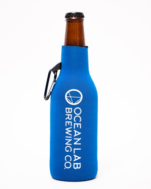 Neoprene Ocean Lab Logo Bottle Insulator - Royal Blue